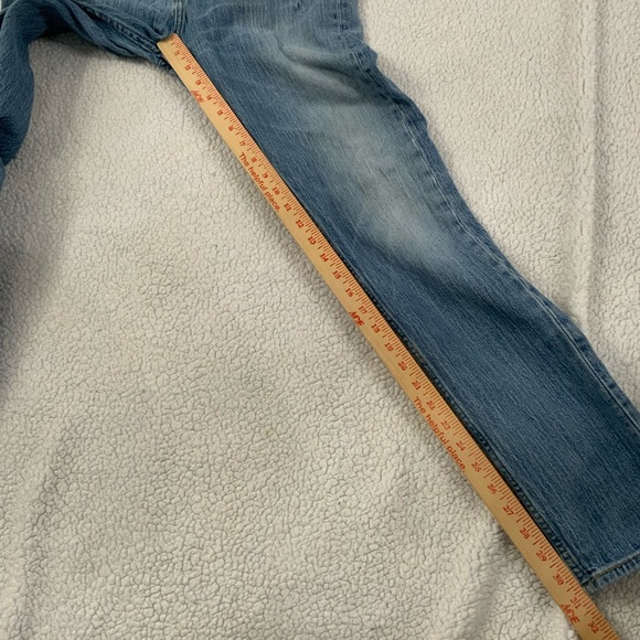 Levi’s 510 Men's 32x32 Skinny Jeans Distressed White Oak Cone Denim Light Wash - Picture 14 of 16